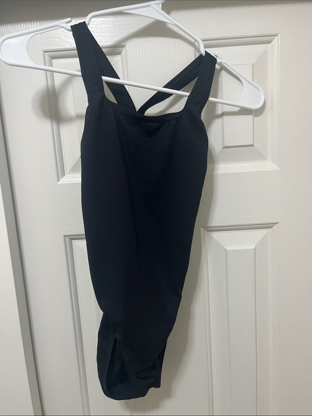 Speedo Black Crossback Women's One-Piece Swimsuit